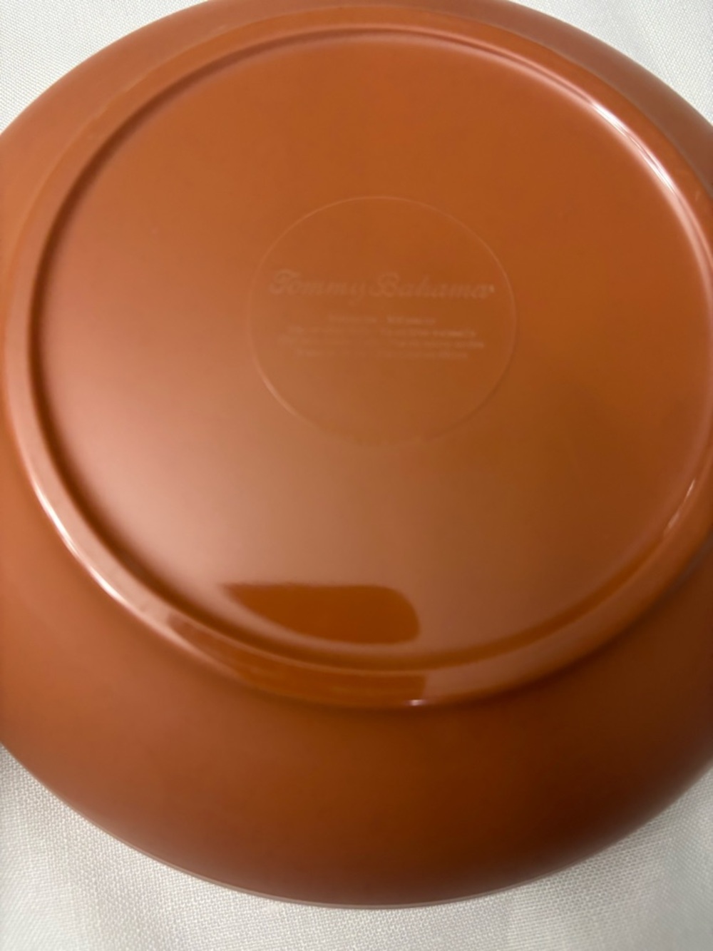 Tommy Bahama Melamine Spanish Blue Terracotta 8" Pasta Soup Bowl set of 4 - Picture 5 of 10